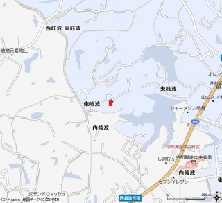 東岐波　古原田３の地図画像