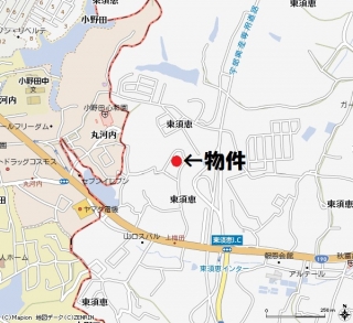 東須恵清水ヶ迫の地図画像
