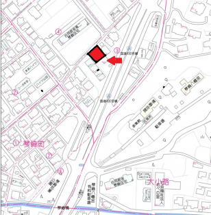 川添1丁目土地　80坪　560万円の地図画像