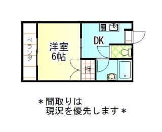 サングレース東梶返 105　103　102    101の間取り画像