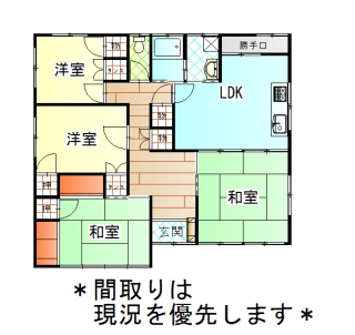 芝中町貸家の間取り画像